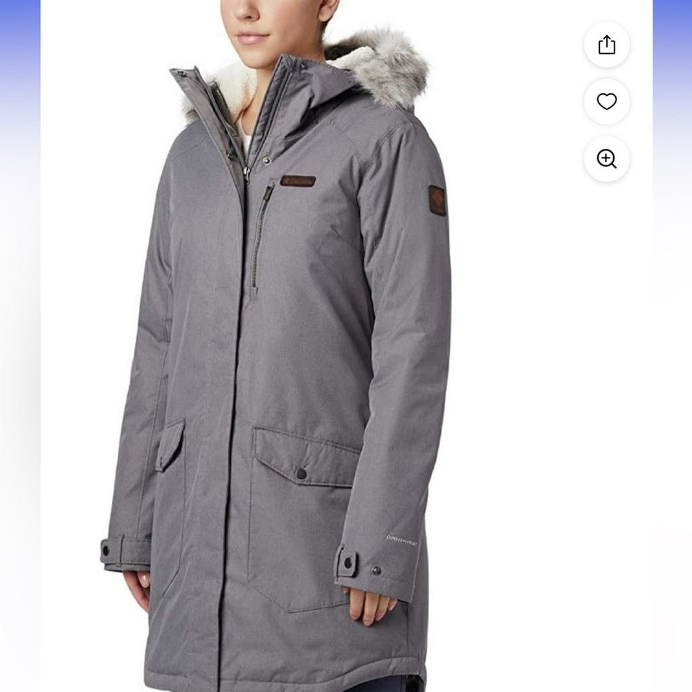 COLUMBIA
Women's Columbia Suttle Mountain Hooded Parka Sz XL NWT